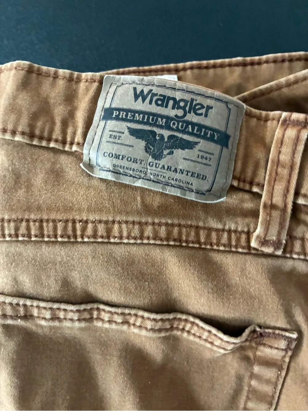 Wrangler Brown Straight Fit Jeans